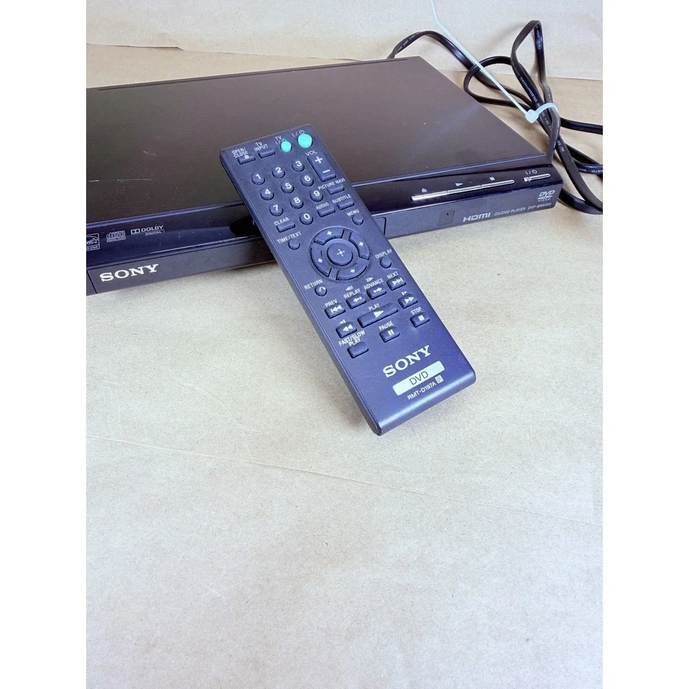 Sony DVP-SR510H 1080p Upscaling DVD CD Player HDMI w/ OEM RMT-D197A Remote Works